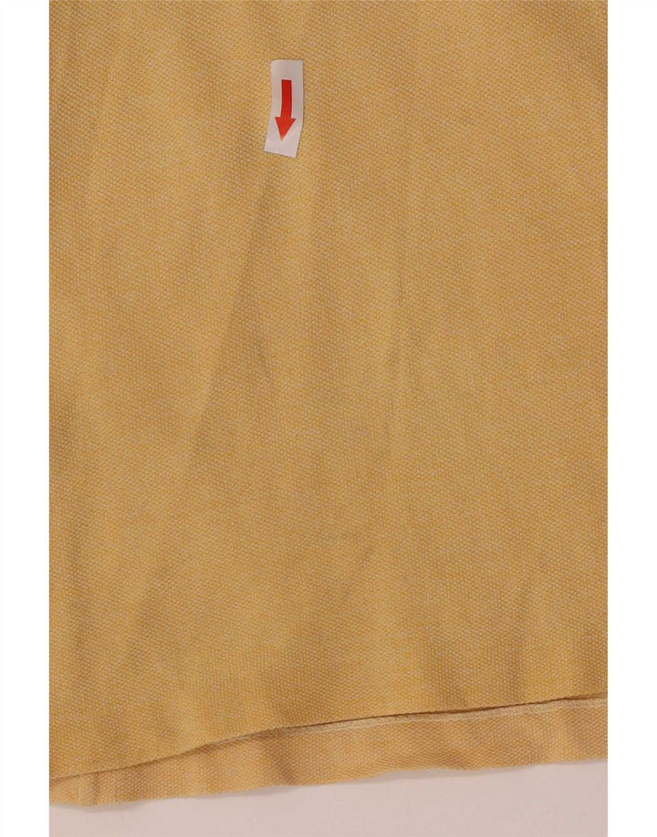 Polo Lacoste para hombre talla 5 grande algodón amarillo