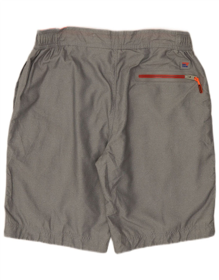 Superdry Shorts deportivos con gráficos para hombre XL Poliéster gris