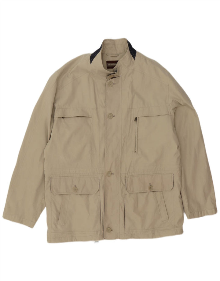 Porto Di Panama Chaqueta utilitaria para hombre IT 52 XL Poliéster gris