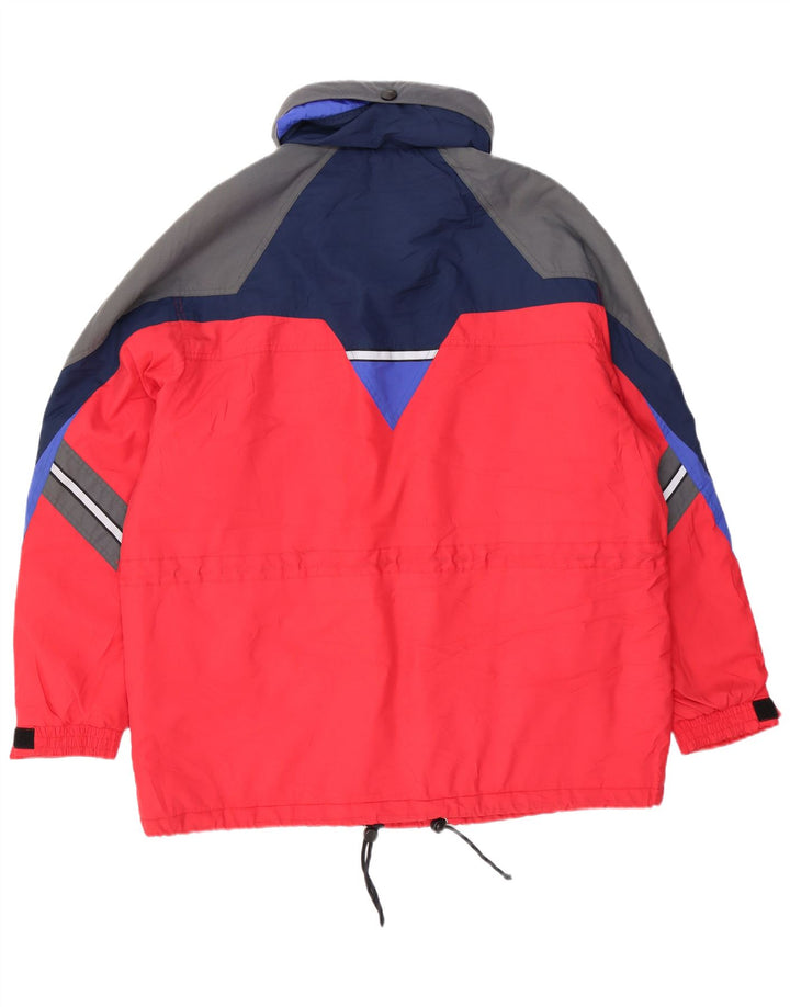 DIADORA Chaqueta de esquí con capucha y gráfico para hombre ES 42 XL Poliéster color block rojo