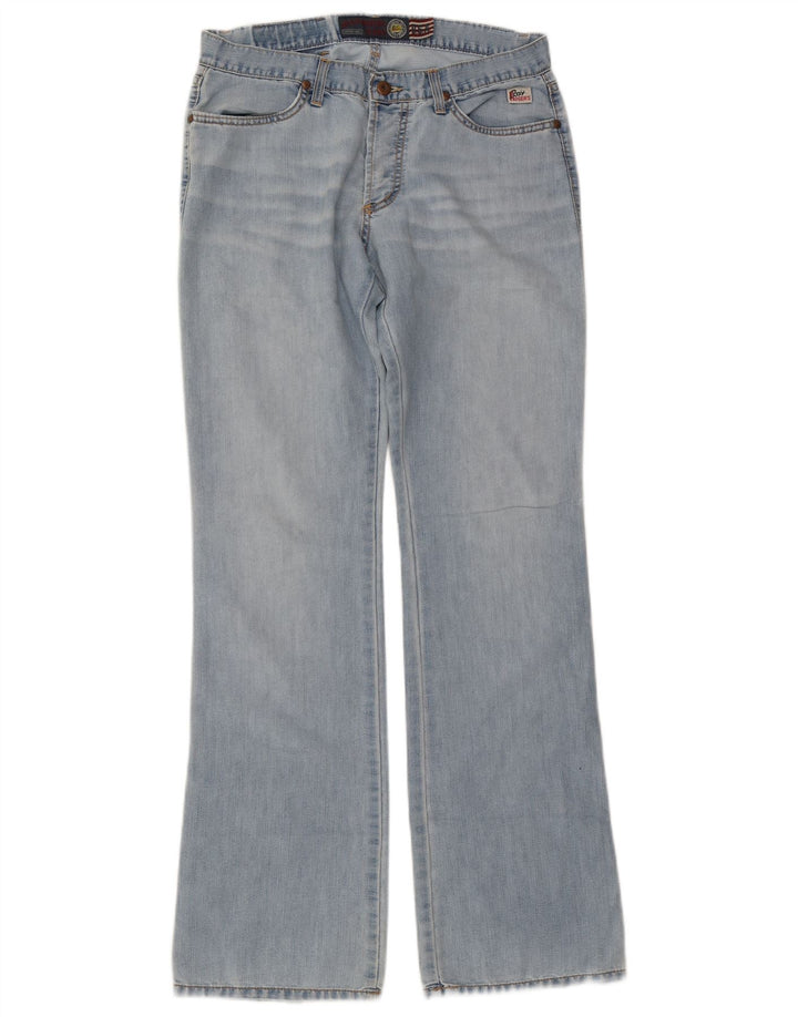 Roy Rogers Jeans Seven Bell Bootcut para Mujer IT 46 Grande W32 L34 Algodón Azul