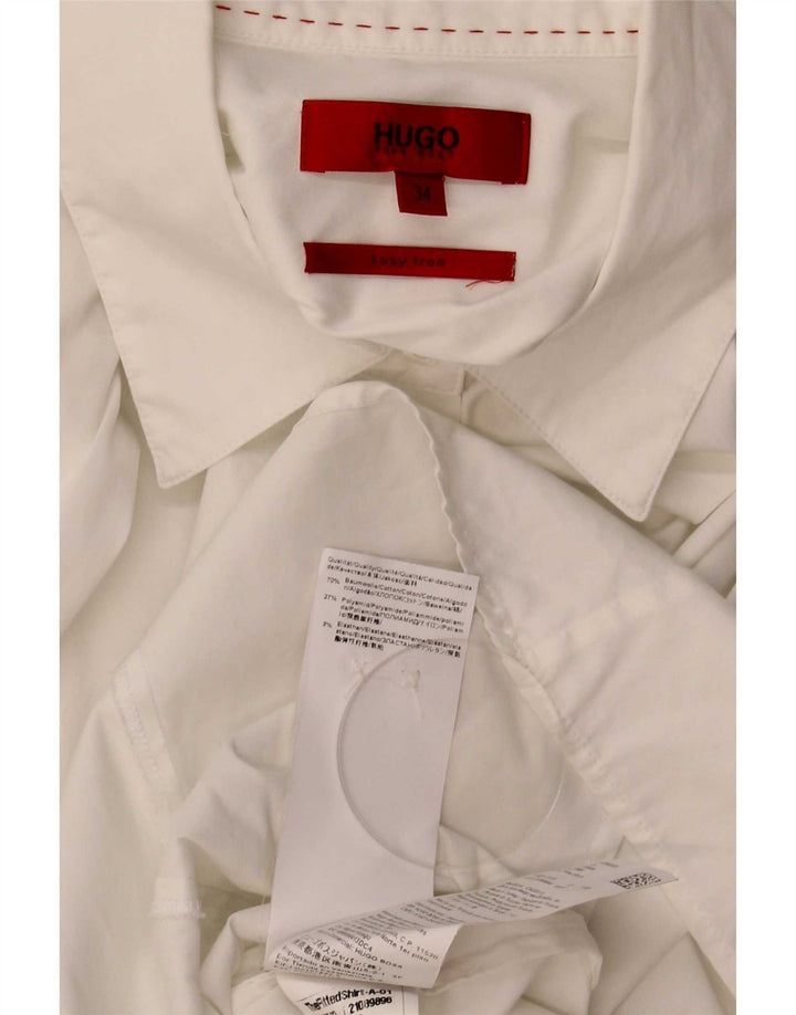 Camisa Hugo Boss Mujer EU 34 XS Algodón Blanco