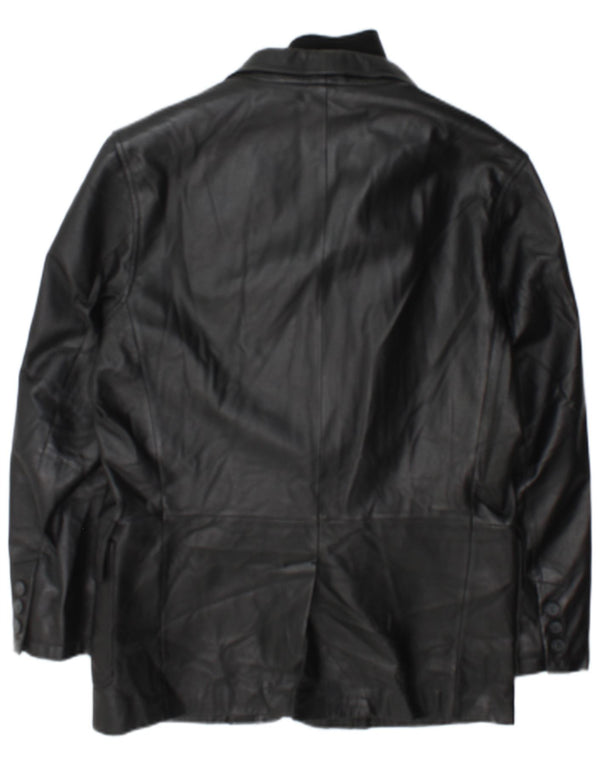 Conbipel Chaqueta De Cuero Para Hombre IT 48 Medium Cuero Negro