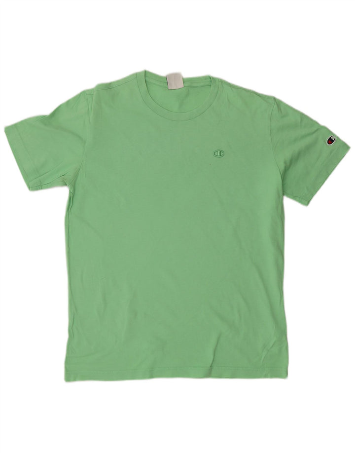 CHAMPION Camiseta Hombre Top Algodón Verde Medio