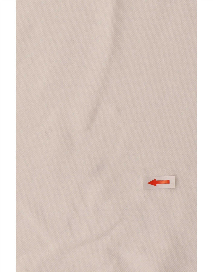 Polo Lotto Hombre Grande Blanco Algodón