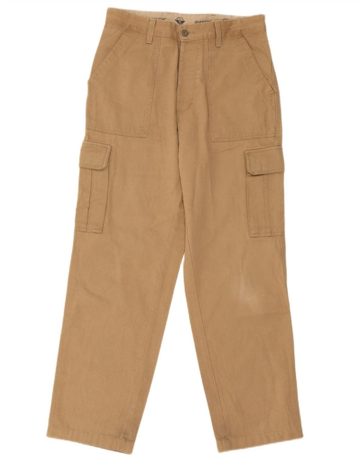 Dockers Pantalones cargo rectos para hombre W31 L30 Algodón marrón