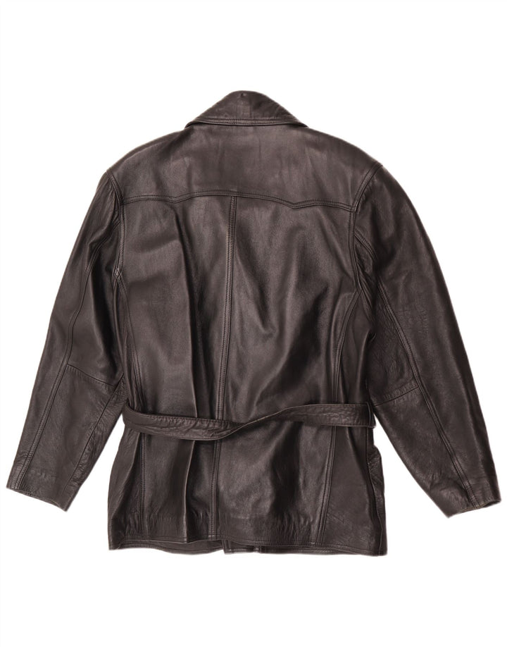Chaqueta de cuero extragrande para mujer Joy IT 42 Medium Black