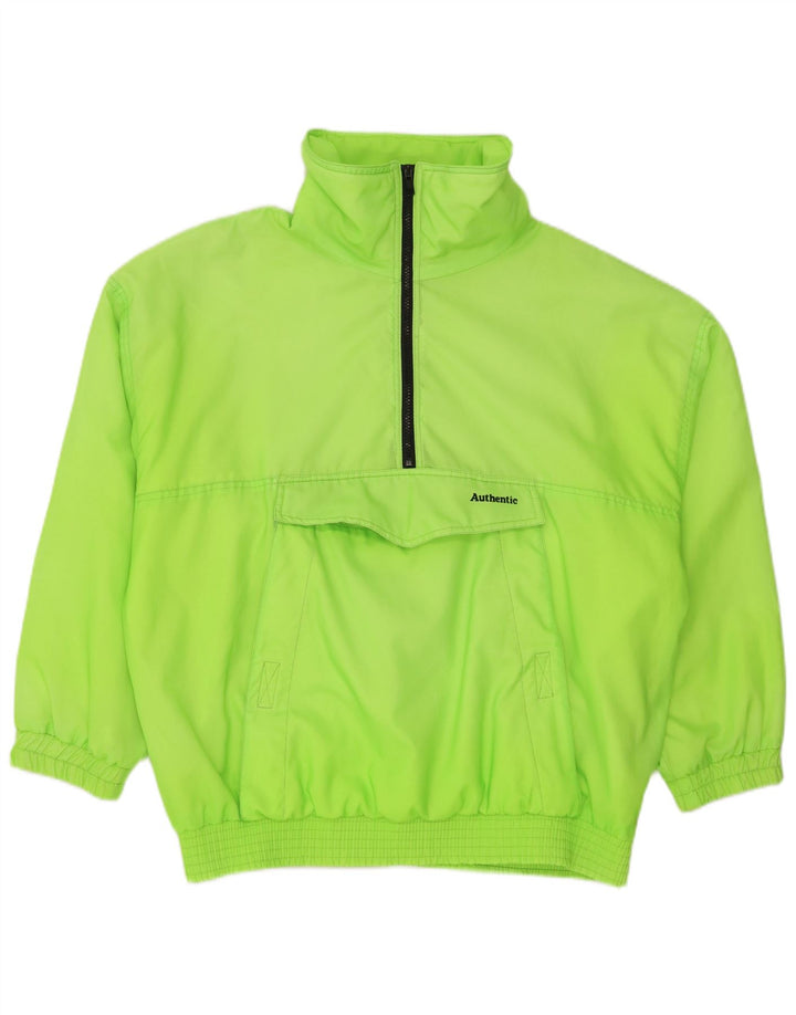 Auténtica chaqueta anorak de chándal para hombre UK 38 Poliamida verde medio