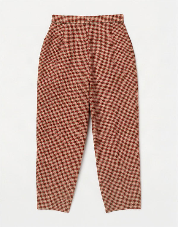 Richard Meyer Pantalones cortos de cintura alta para mujer EU 38 Medium W28 L26 Rojo