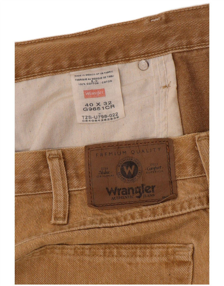 Wrangler Vaqueros Rectos Hombre W40 L32 Algodón Beige