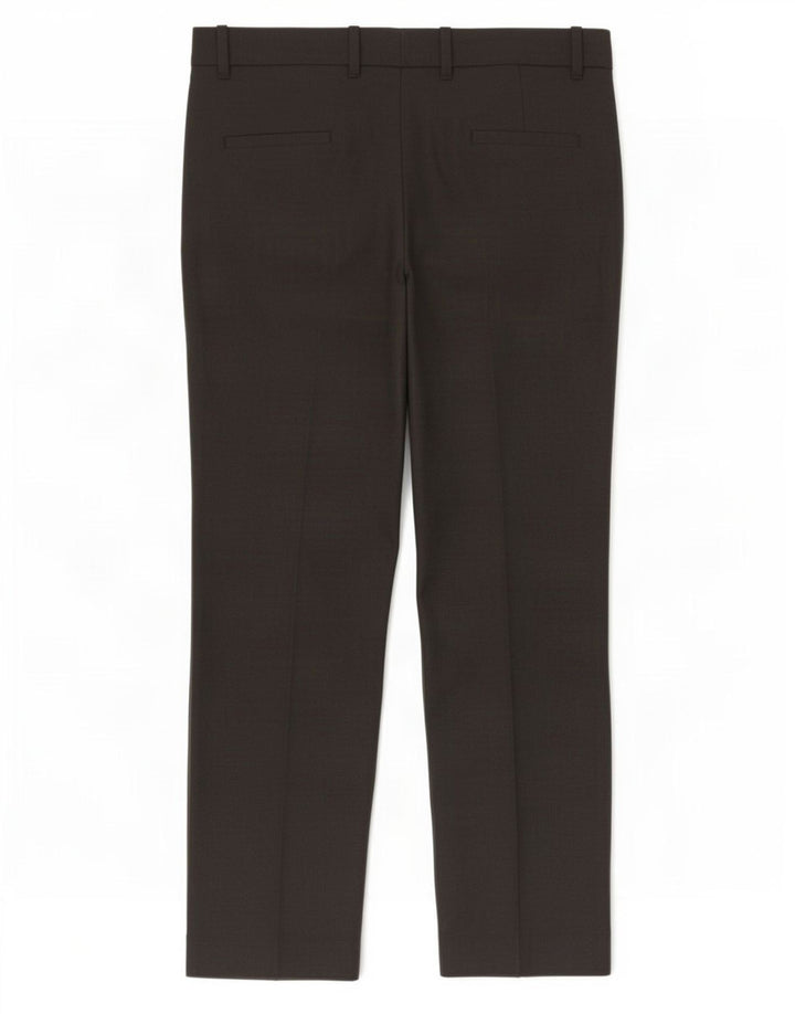 Zara Mujer Pantalón Chino Recto Mediano W28 L28 Poliéster Gris