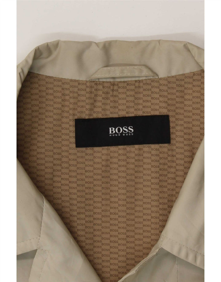 Gabardina Hugo Boss Hombre EU 52 XL Poliamida Beige