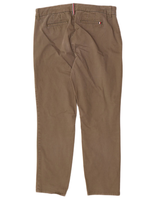 Tommy Hilfiger Pantalones Chinos Regulares para Mujer US 10 Large W32 L27 Caqui