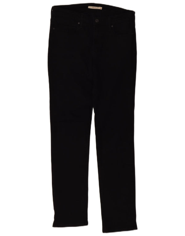 Levi's Mujer 712 Slim Jeans W30 L32 Algodón Negro