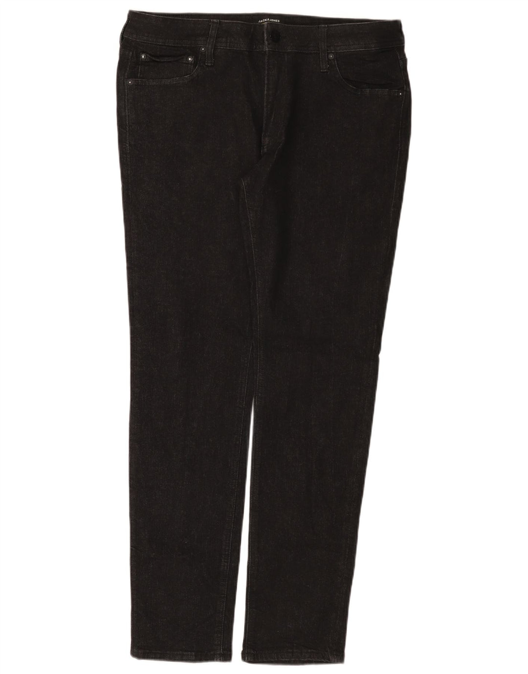 Jack & Jones Vaqueros ajustados para hombre W36 L32 Algodón negro