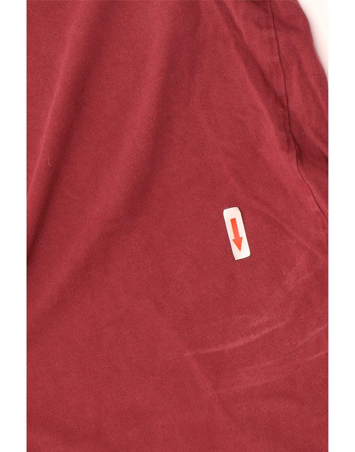 Jordan - Camiseta para hombre, talla grande, color granate, algodón