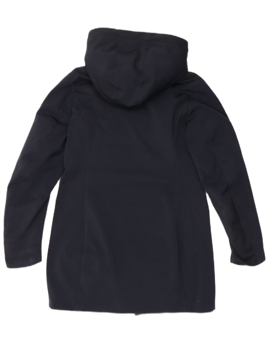 Ciesse Piumini Abrigo acolchado con capucha para mujer UK 44 Azul marino mediano