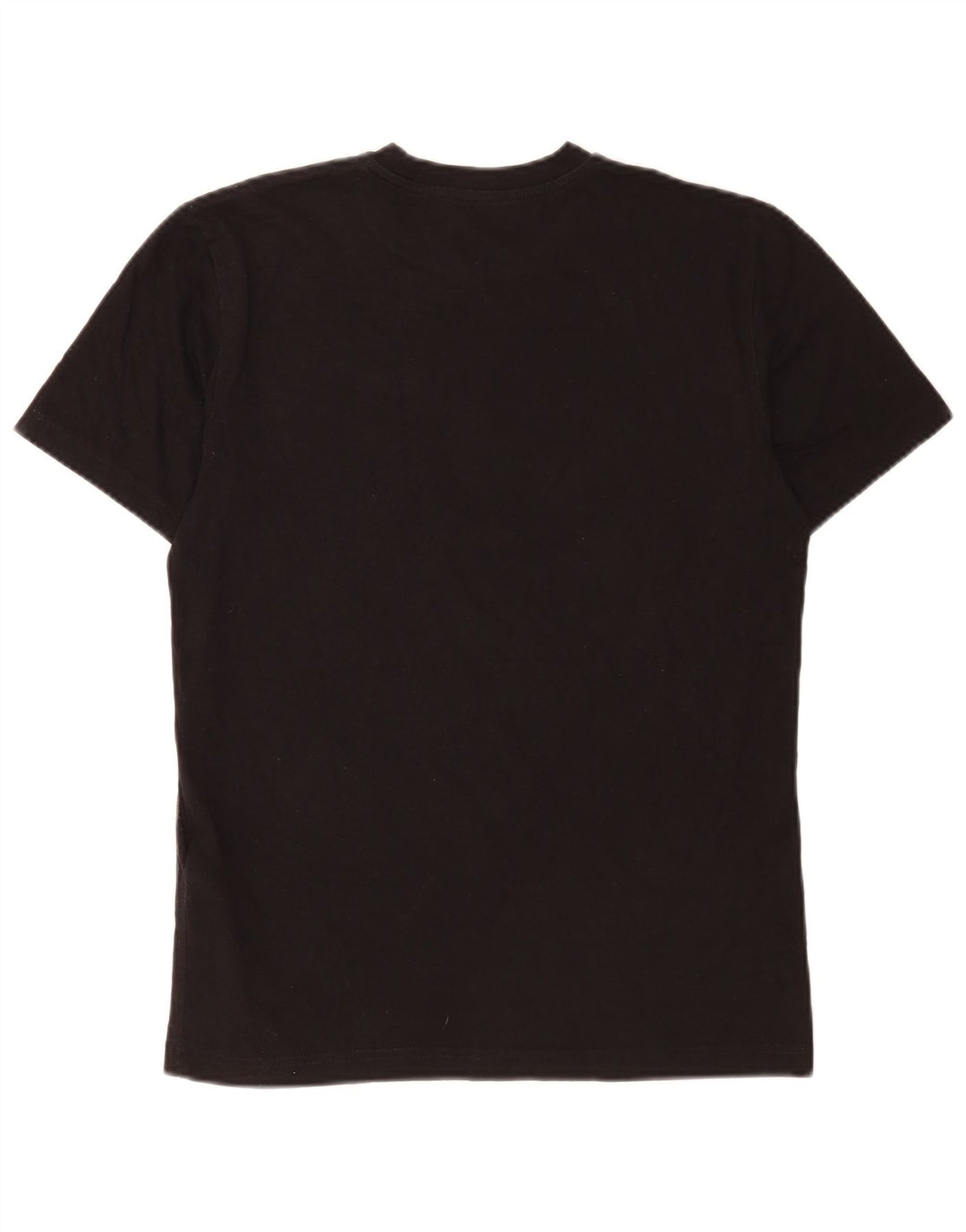 Diesel Hombre Camiseta Gráfica Top Pequeño Algodón Negro