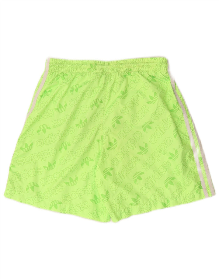 Adidas Mens Graphic Sport Shorts Pequeño Verde Poliéster