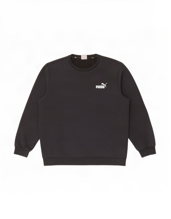 Puma Hombre Sudadera Jumper Grande Algodón Negro