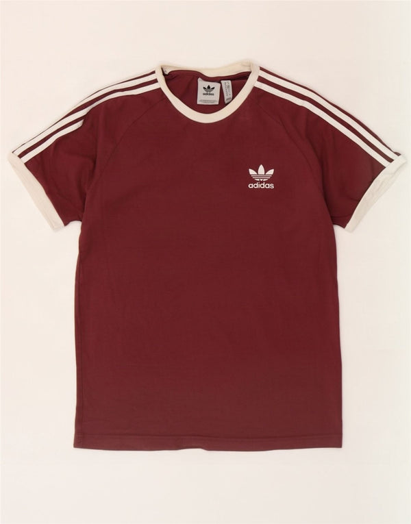 Camiseta Adidas Hombre Top Medium Borgoña Algodón