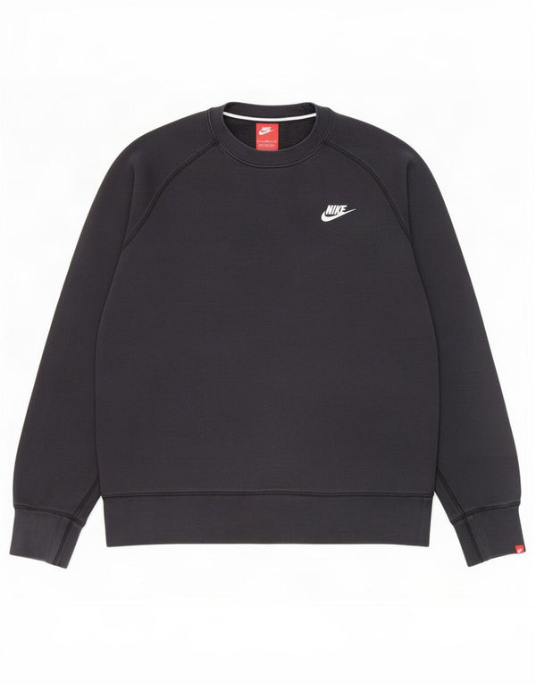 Nike Hombre Sudadera Jumper Medium Negro Algodón