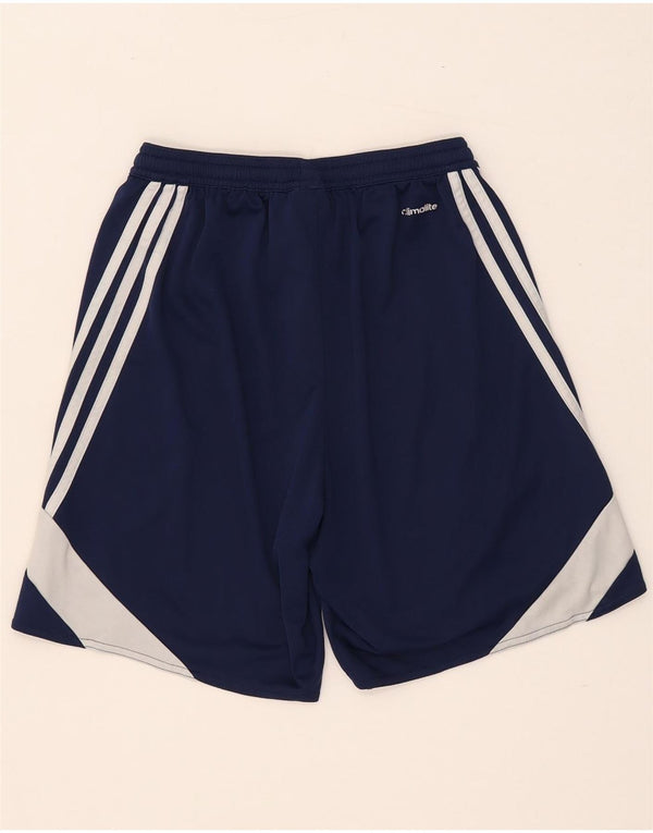 Adidas Mens Climalite Sport Shorts Pequeño Azul Colorblock Poliéster