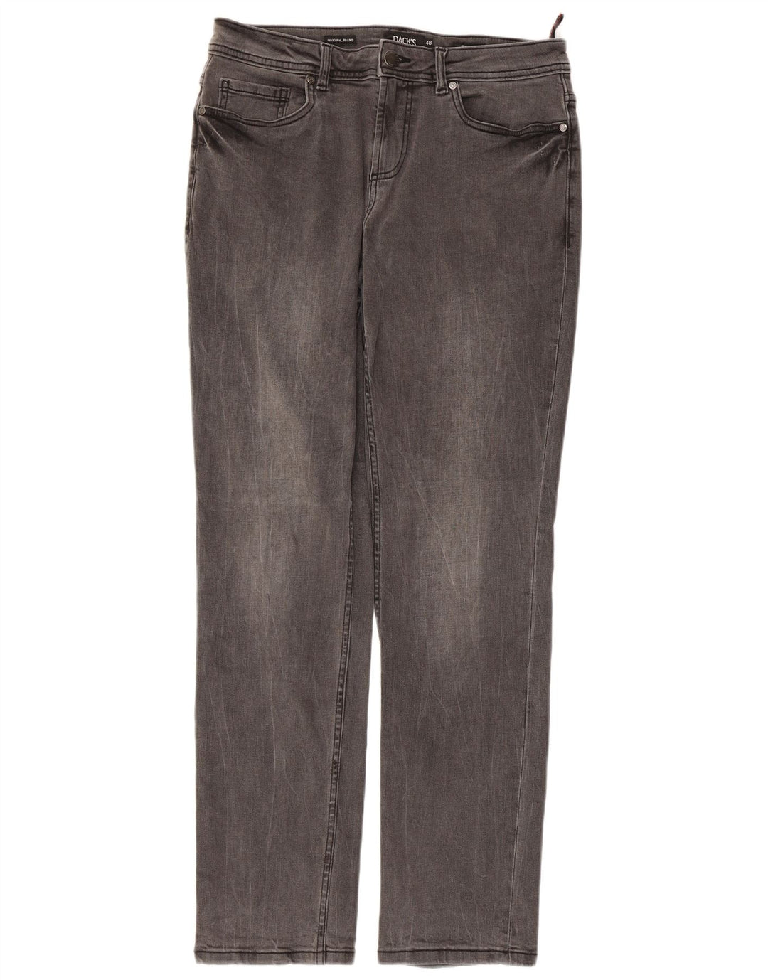 DACK'S Jeans rectos para hombre IT 48 Medium W32 L31 Algodón gris