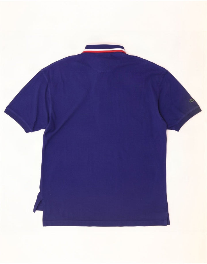 Polo Izod Hombre Algodón Rayas Azul Medio