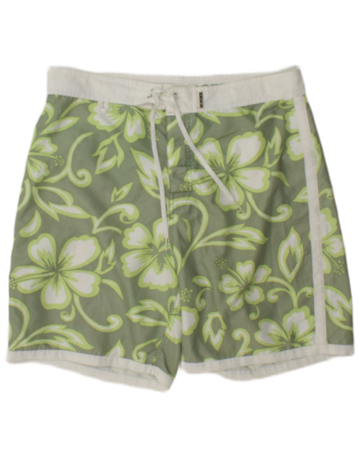 Sundek Bañador Hombre Poliéster Floral Verde Grande