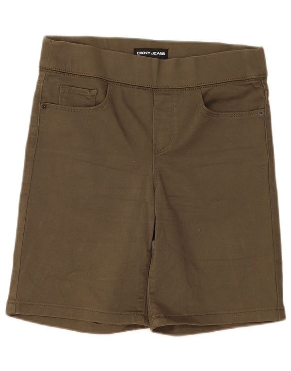 Dkny Shorts Casuales Para Mujer Small W27 Algodón Caqui