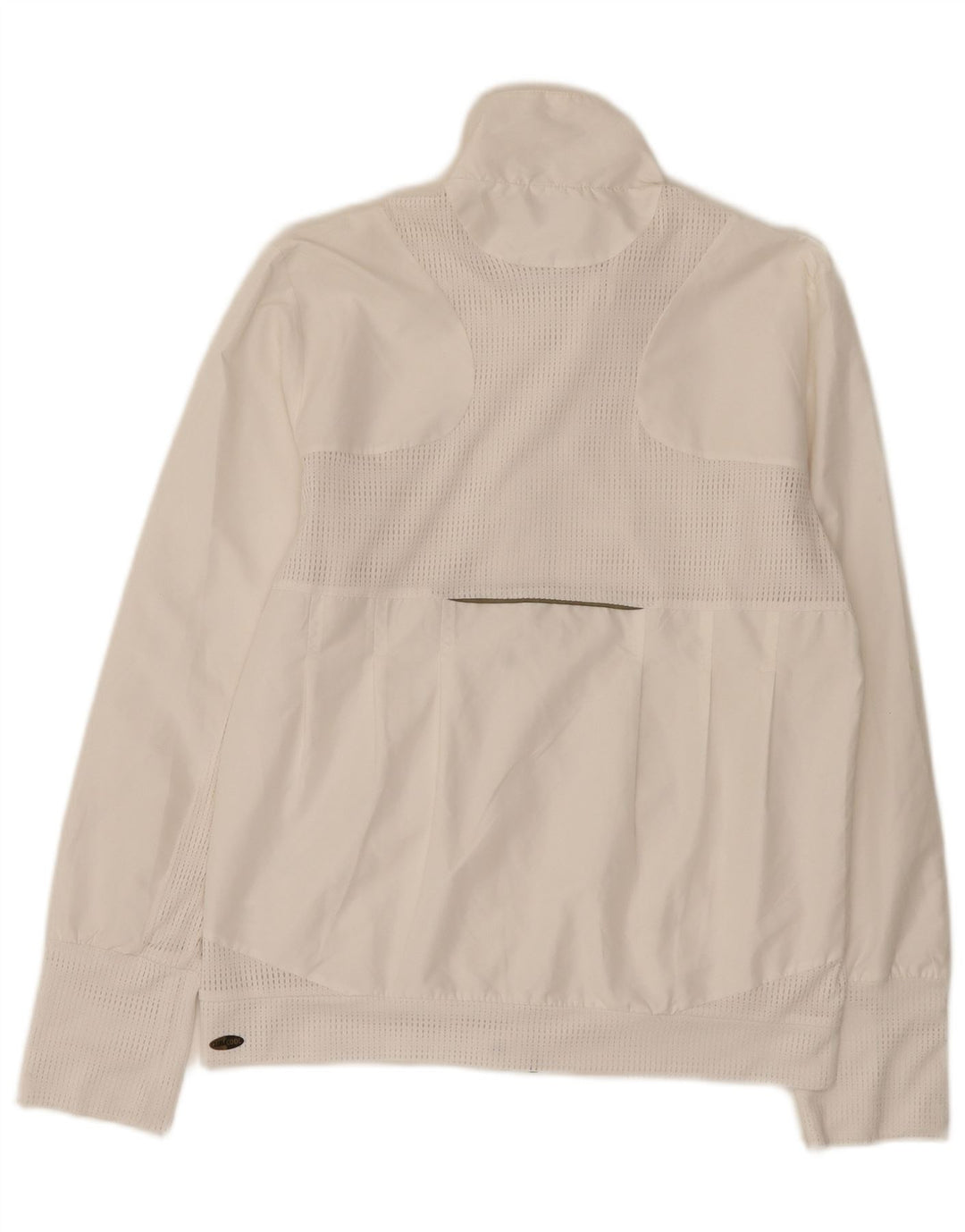 Adidas - Chaqueta de chándal para mujer, talla 12, poliéster blanco mediano