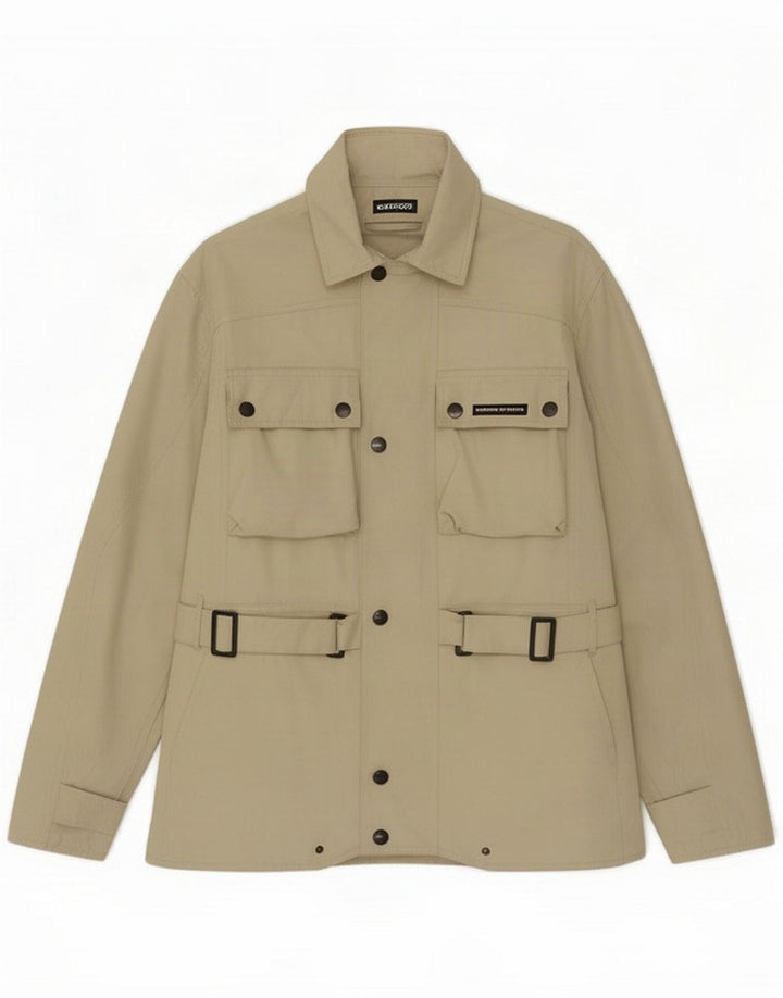 Chaqueta Racer para hombre Tucano Urbano ES 38 Medio Beige Poliéster