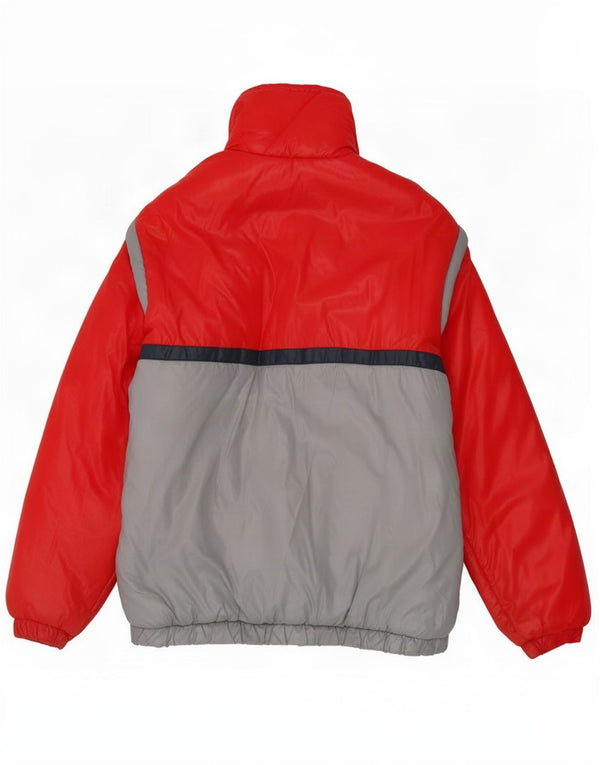 Gerry Chaqueta acolchada con capucha para hombre EU 48 Medium Red Colourblock