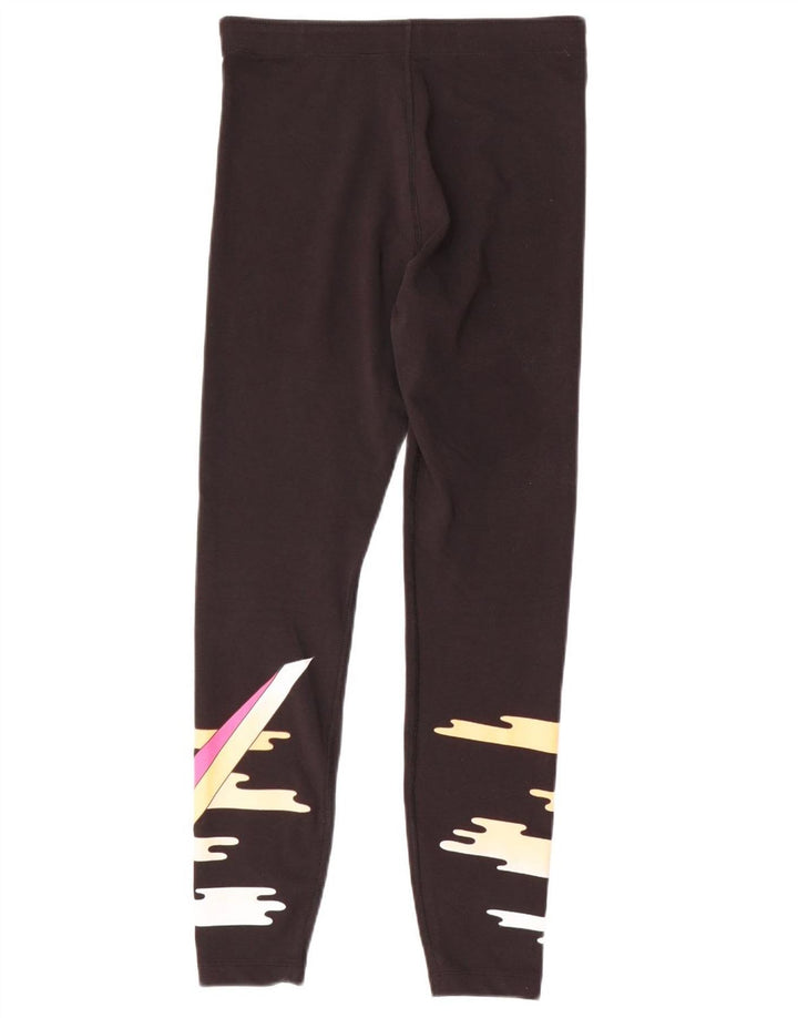 Nike Leggings gráficos para mujer UK 44 Mediano Negro Colorblock