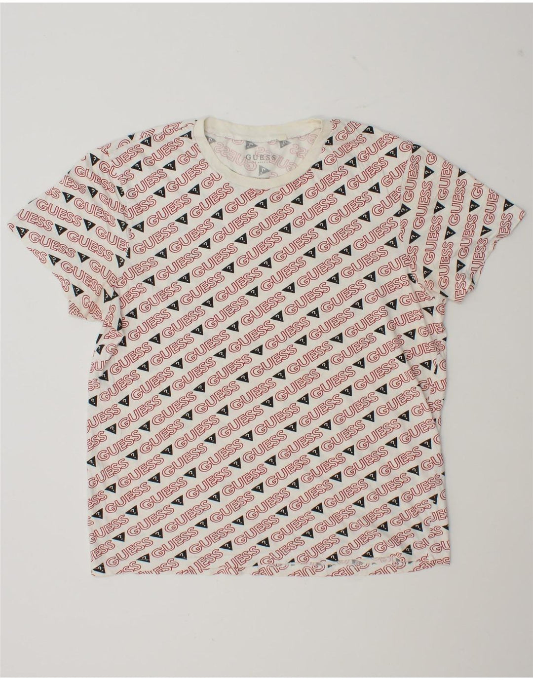 Guess - Camiseta gráfica para hombre, talla grande, color blanco