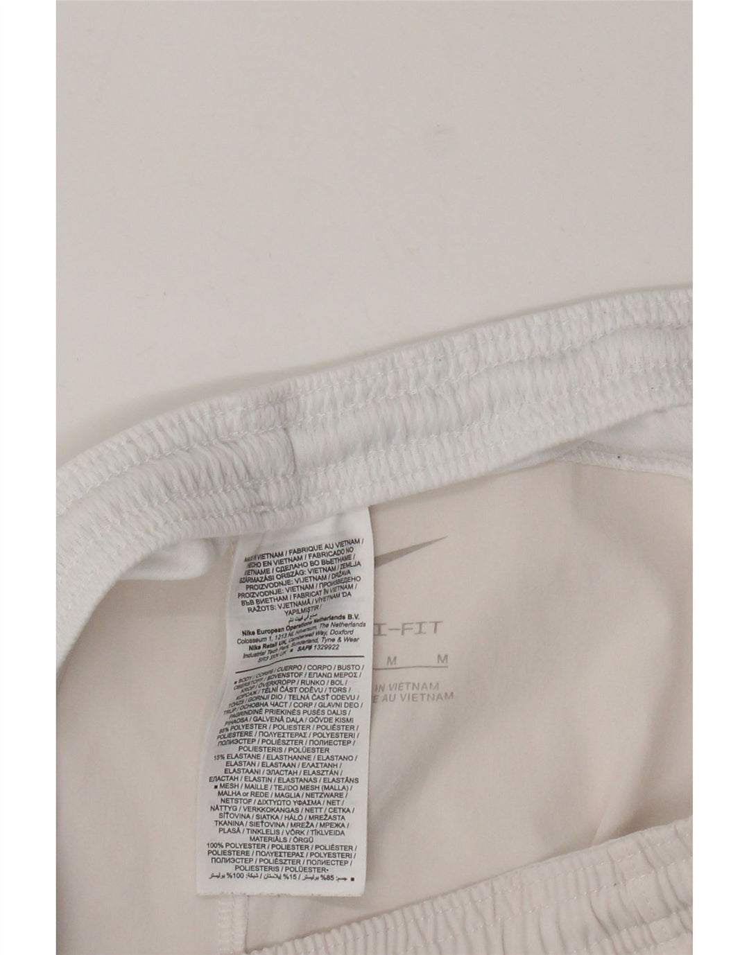 Pantalones cortos deportivos Nike Dri Fit para hombre en color blanco mediano