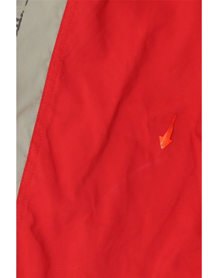 CHAMPION Mens Graphic Chino Shorts Medium  Red Colourblock