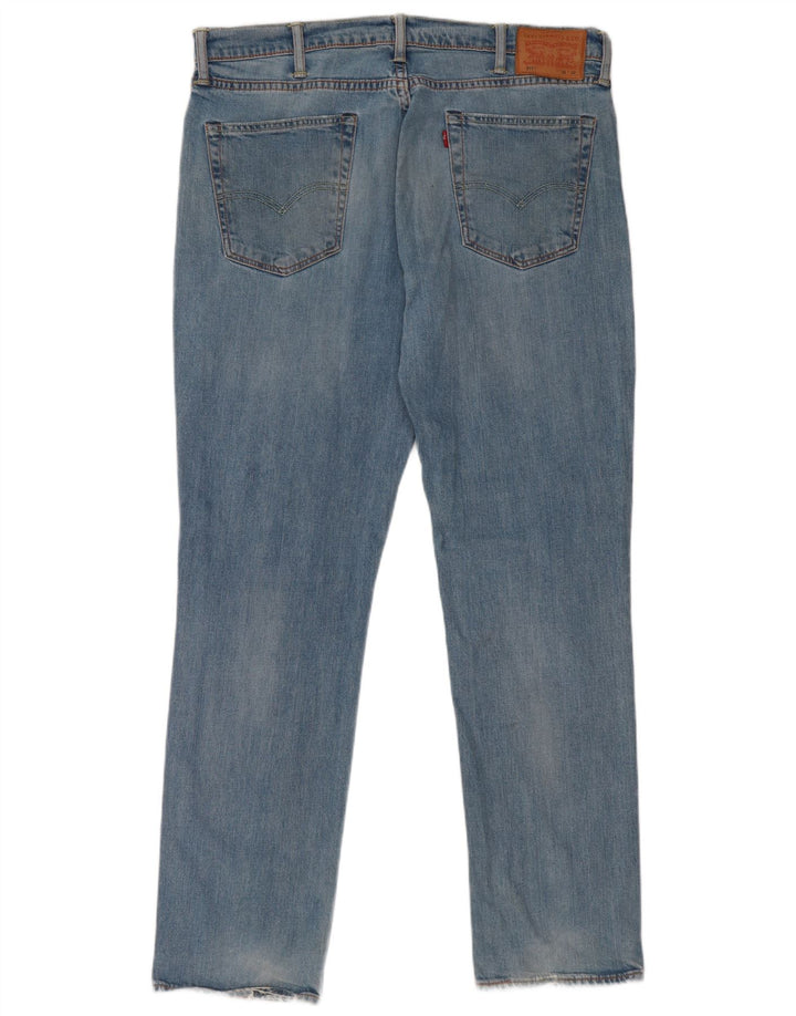 Levi's Hombre 511 Slim Jeans W38 L32 Algodón Azul