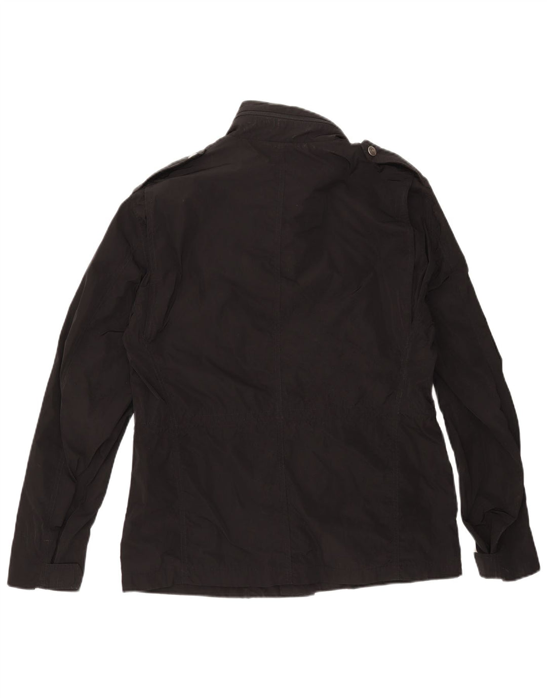 Calvin Klein Jeans Chaqueta militar para hombre UK 40 Grande Poliéster negro