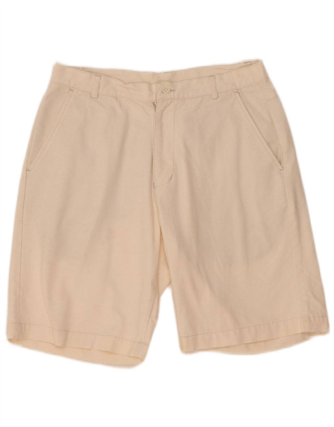 Fila pantalones cortos chinos para hombre IT 50 grande W34 blanco roto