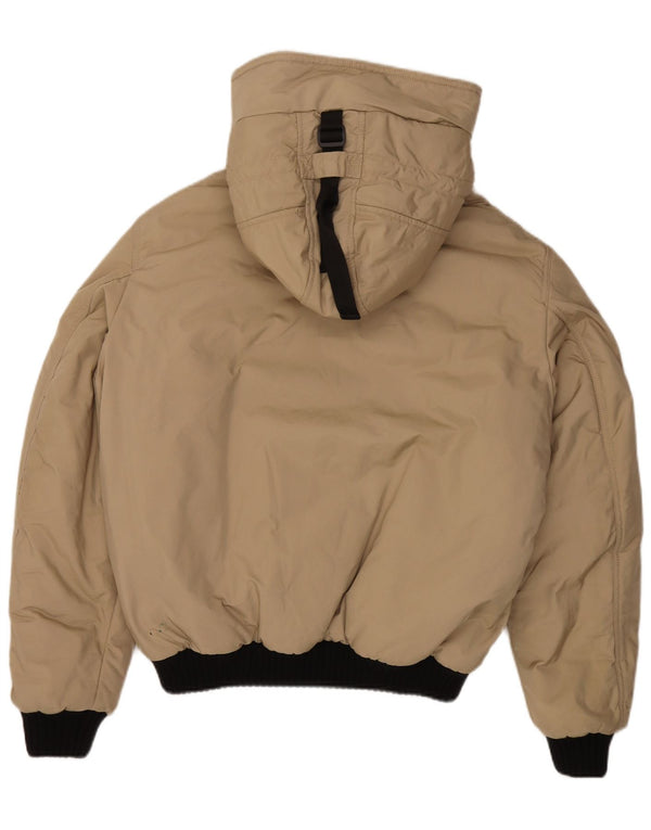 Refrigiwear Chaqueta acolchada con capucha para hombre UK 44 2XL Beige Nylon