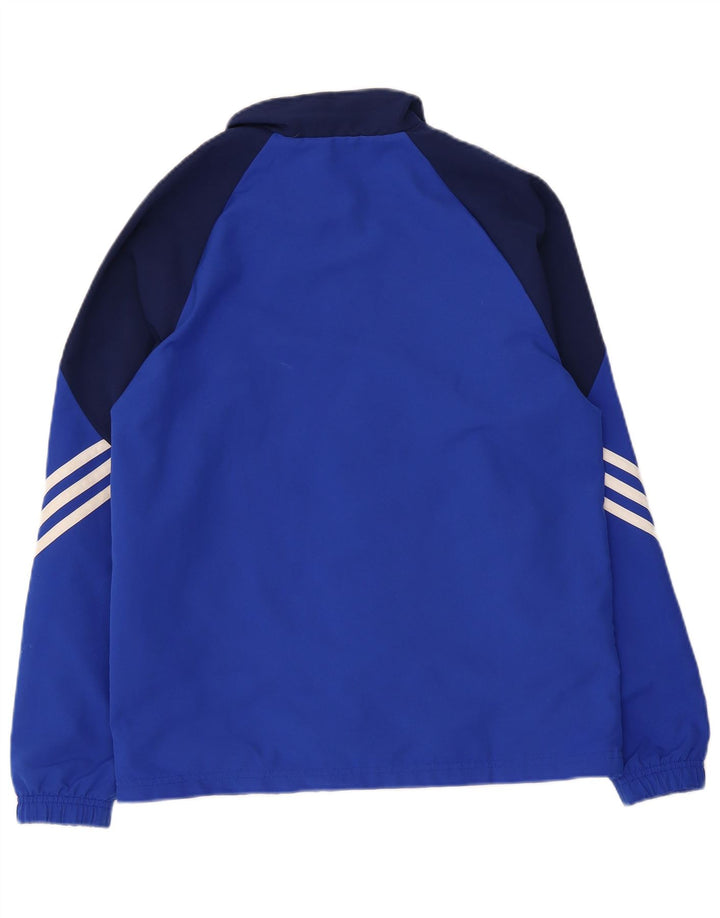 Adidas Chaqueta de chándal para niño 15-16 años XL Azul Colorblock Poliéster
