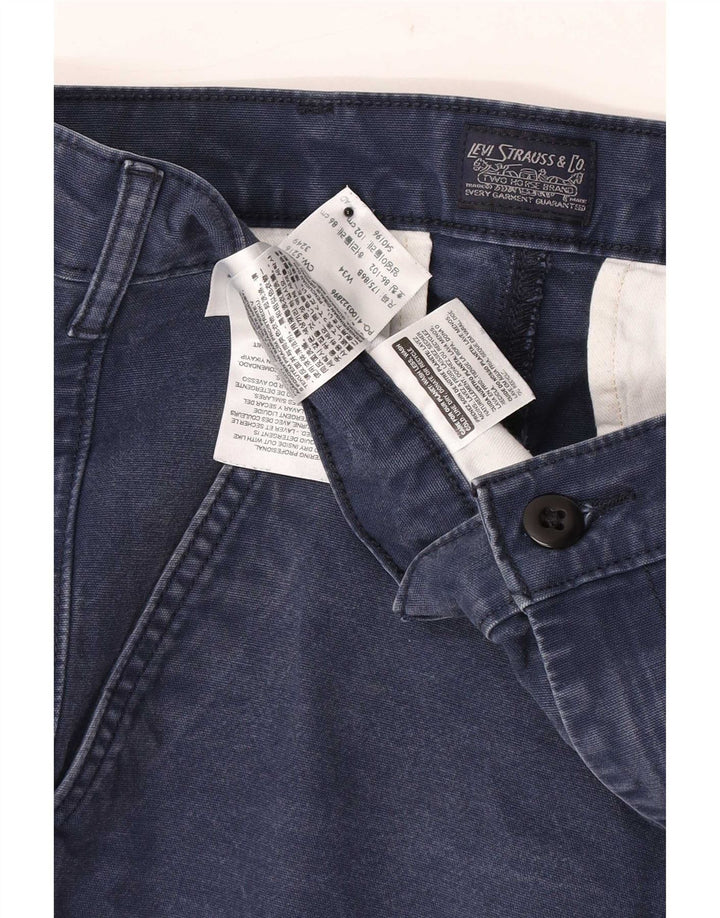 Levi's Pantalones cortos chinos para hombre W34 Large Azul marino Algodón