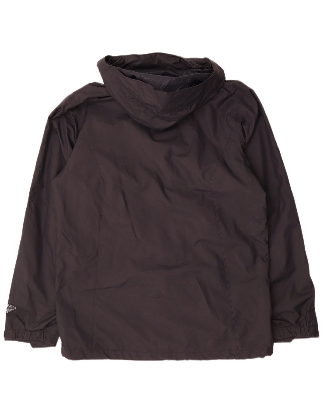 COLUMBIA Chaqueta cortavientos con capucha Omni-Tech para hombre UK 38 Medium Black Nylon