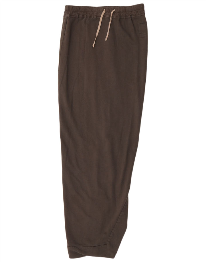 Rick Owens Falda larga para mujer pequeña W28 algodón gris