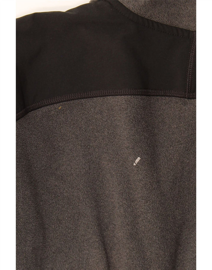 The North Face Chaqueta polar para hombre UK 36 Small Gris Colorblock Poliéster