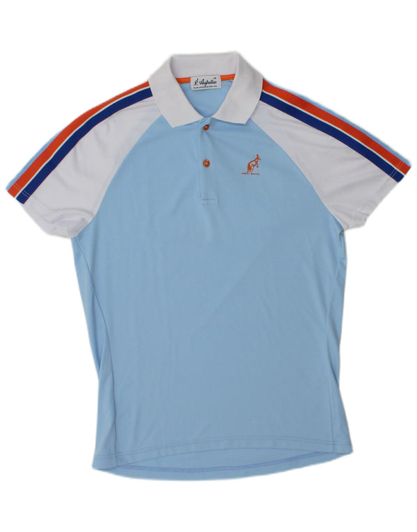 AUSTRALIAN L'ALPINA Polo para hombre IT 46 Small Azul Colorblock Poliéster