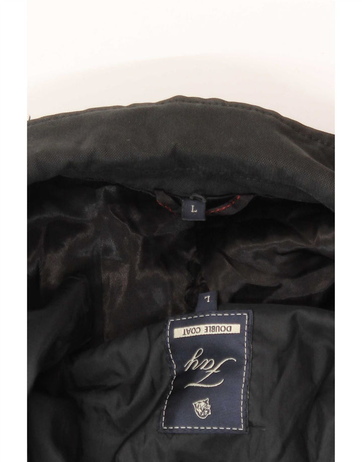 Fay Abrigo para hombre UK 40 Large Black