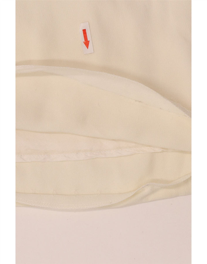 Max Mara Mujer Falda Midi W28 Mediana Blanco Roto